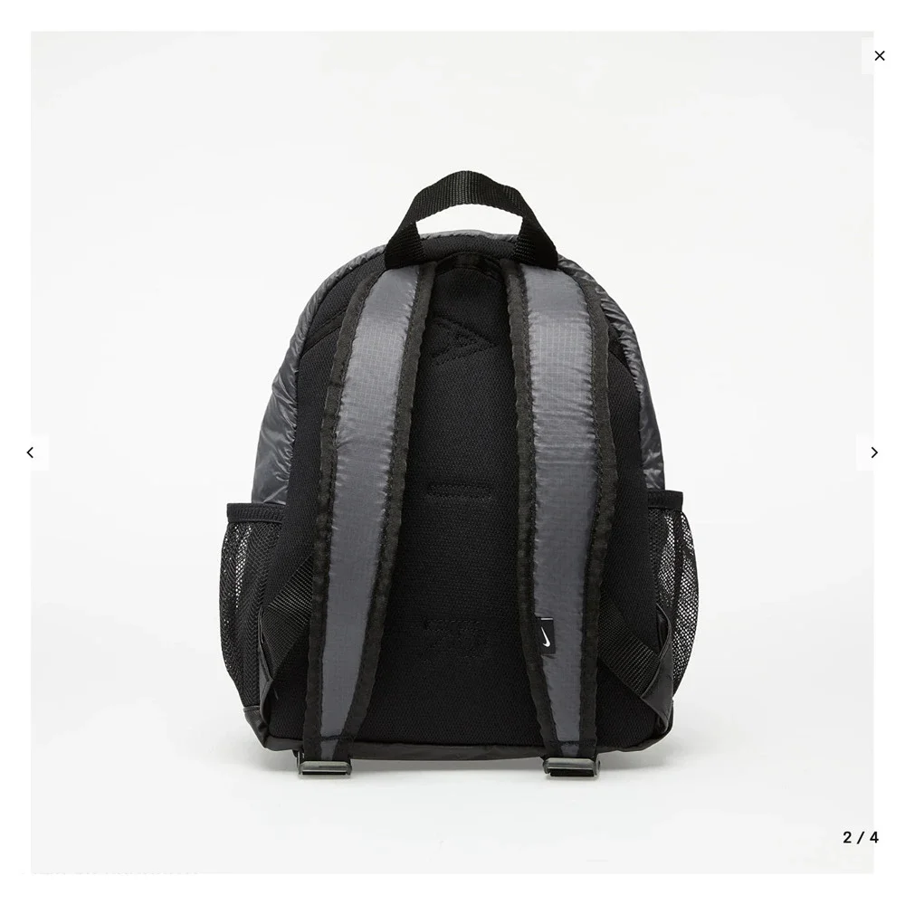 Nike Brasilia JDI Mini Black Grey Backpack Unisex Small Bag Travel BA6212 011